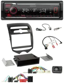 Kenwood Lenkrad Bluetooth USB DAB Autoradio für Hyundai ix20 ab 2010 man. Klima