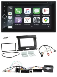 Blaupunkt 2DIN Bluetooth DAB USB DVD Lenkrad Autoradio für Ford Ranger XL ab 02/
