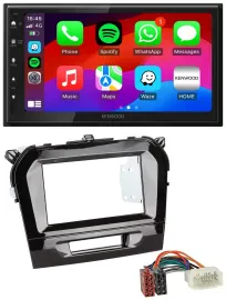 Kenwood MP3 USB DAB 2DIN Bluetooth Autoradio für Suzuki Vitara (ab 2015)