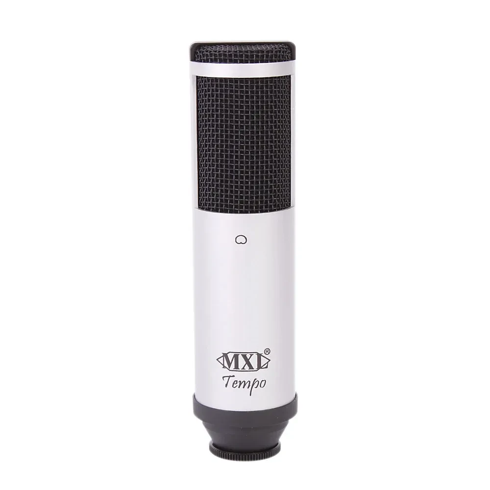 MXL Tempo USB Mic With Headphone Jack Silver/Black Grill