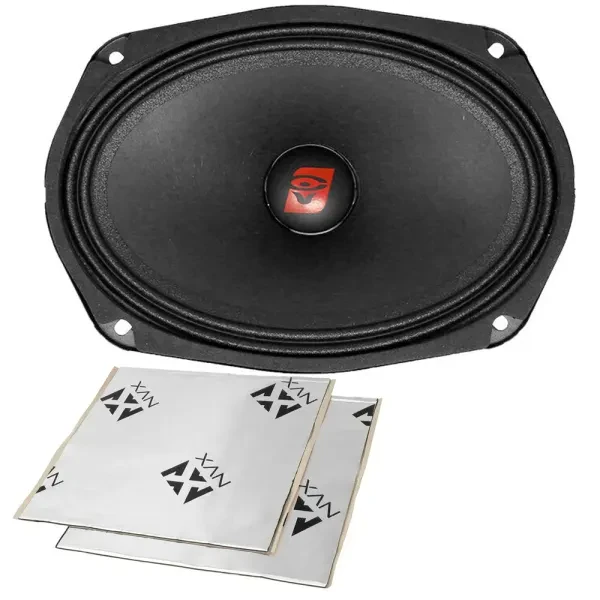 Cerwin-Vega CVP69 150W 6x9" Coaxial Car Speakers + Sound Damping
