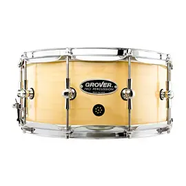 Малый барабан Grover Pro GSX Concert Snare Drum Natural Lacquer 14x6.5
