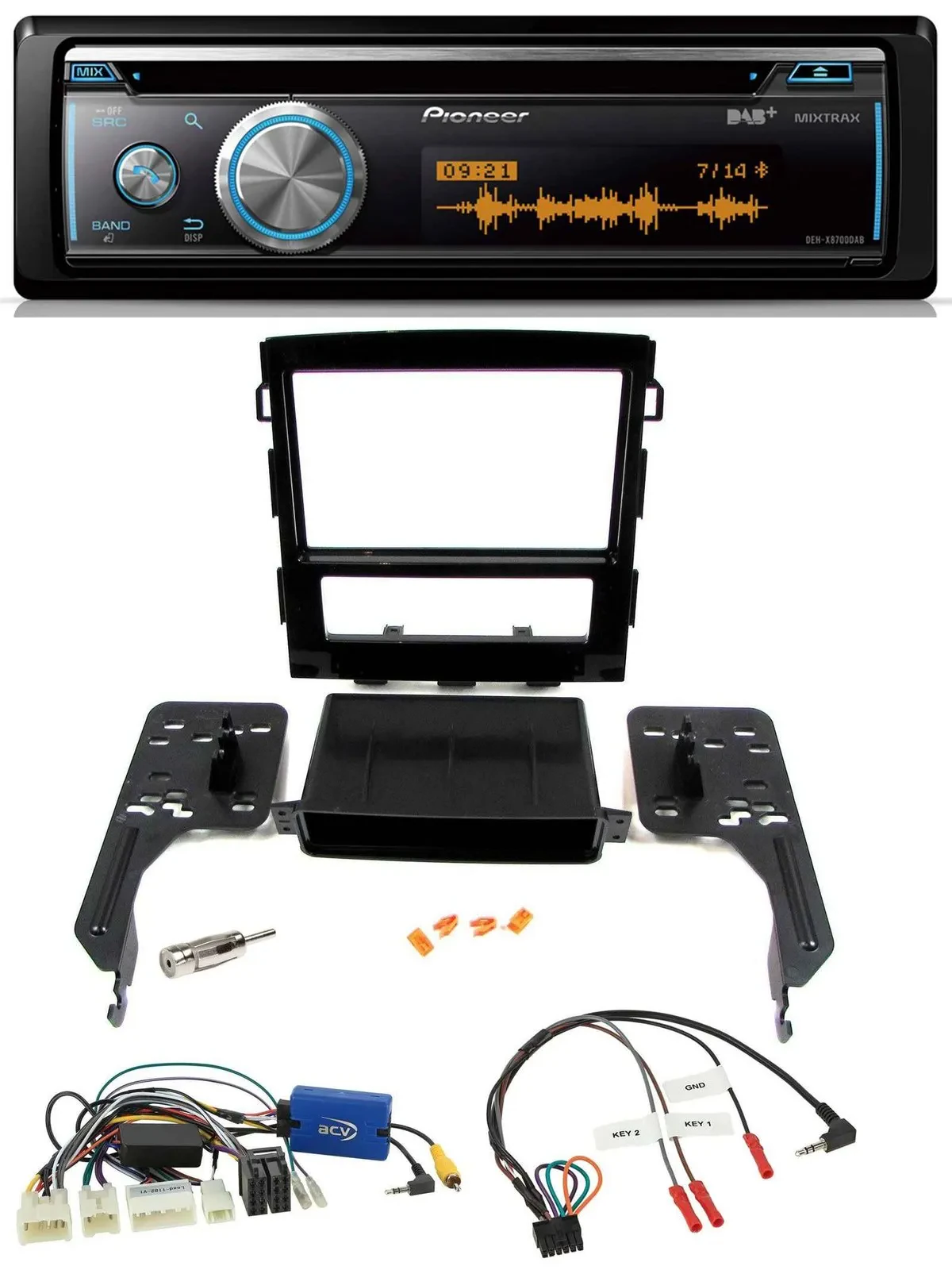 Автомагнитола для Subaru Impreza (с 2018) Pioneer DAB USB CD Bluetooth