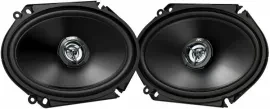 JVC CS-DR6821 DR Series 300W Max 6x8" 2-Way Coaxial Car Audio Speakers
