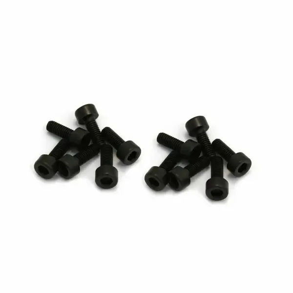 Регулировочные винты для сёдел бриджа электрогитары FENDER Saddle Screws Floyd Rose, schwarz (12 Stück)