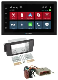 Blaupunkt MP3 Bluetooth DAB 2DIN USB Autoradio für LandRover Freelander 06
