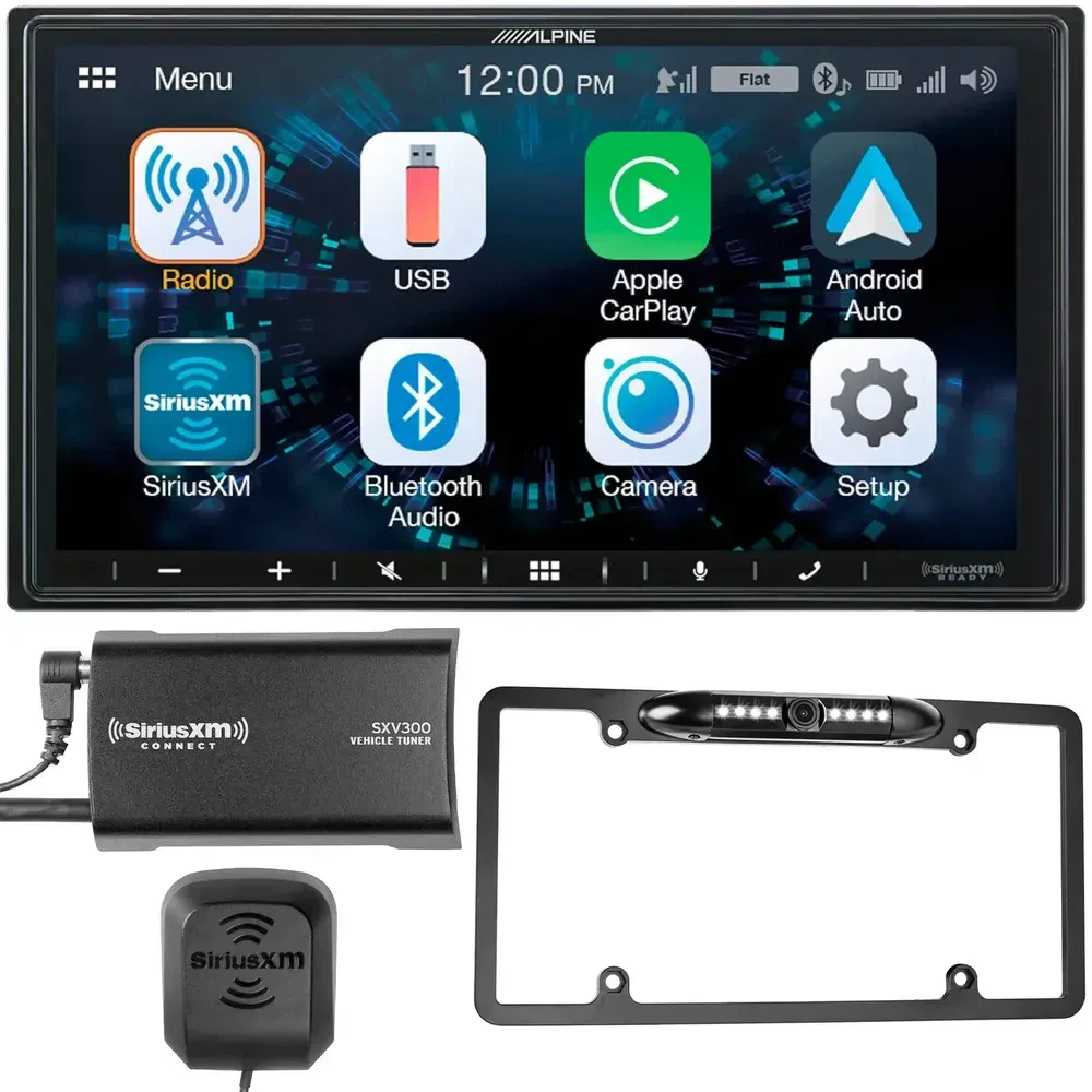 Автомагнитола Alpine iLX-W650 7" с камерой заднего вида и XM тюнером (набор)