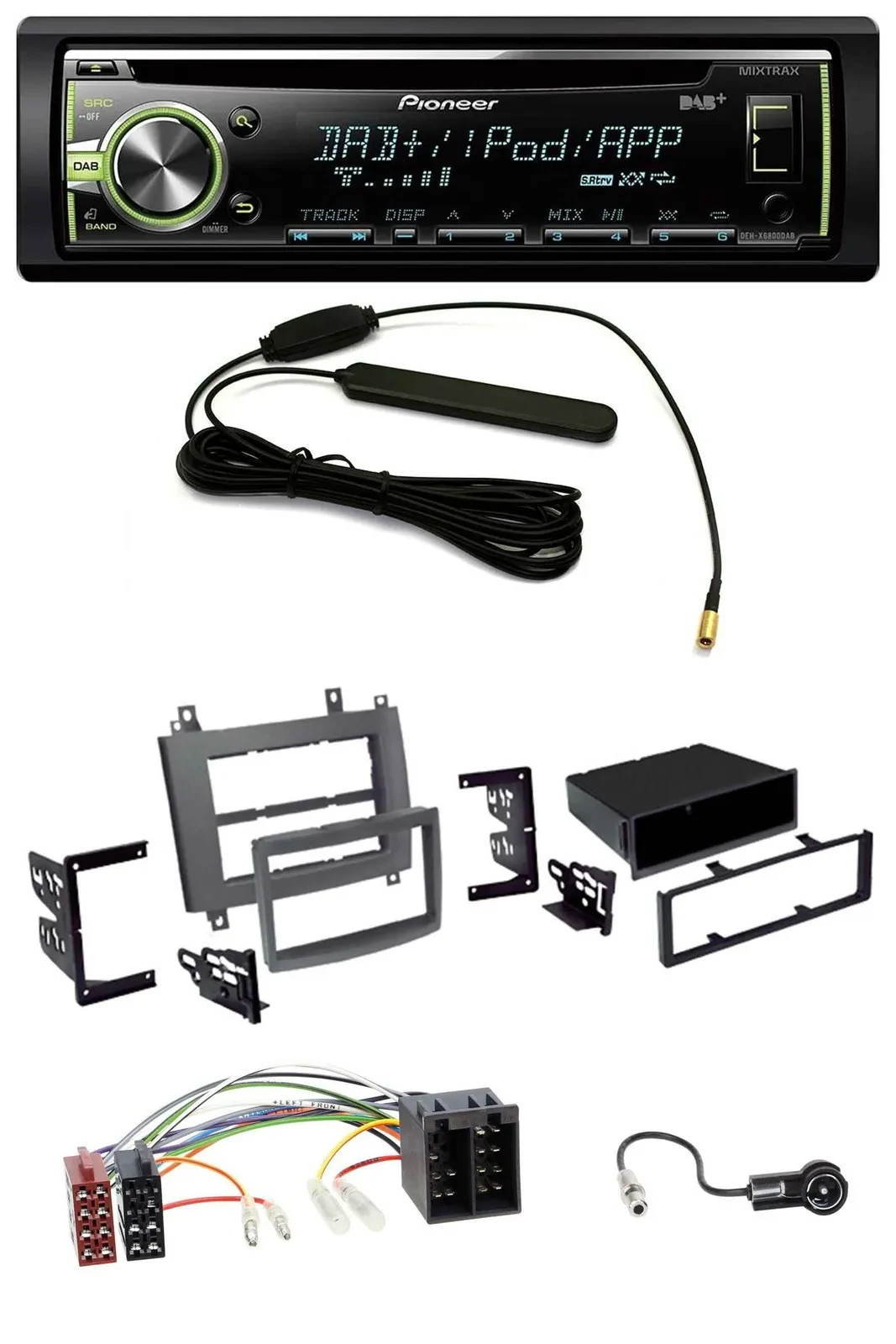 Автомагнитола Pioneer MP3 USB CD DAB AUX для Cadillac CTS 2003–2006, SRX 2004–2005