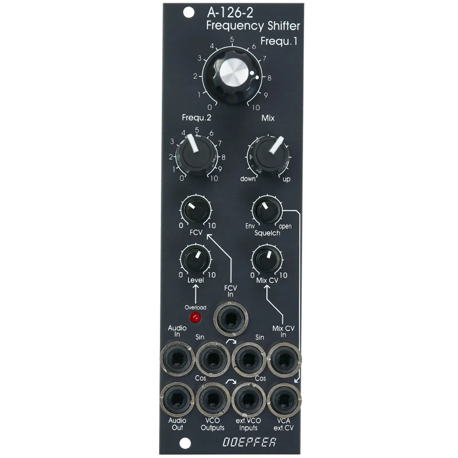 Модульный студийный синтезатор Doepfer A-162-2 Frequency Shifter Vintage Edition