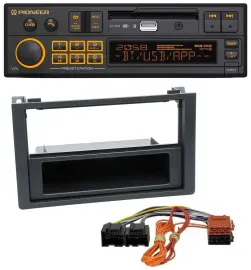 Pioneer DAB MP3 USB Bluetooth Autoradio für Saab 9.3 (ab 2006)