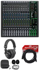 Mackie ProFX16v3 16-Channel 4-Bus Effects Mixer w/USB+Headphones ProFX16 v3