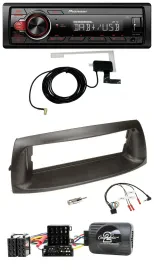 Автомагнитола Pioneer 1 DIN, MP3, DAB, USB, поддержка управления на руле, для Fiat Punto 1999-2005