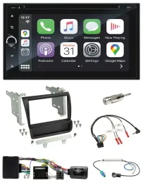 Blaupunkt DAB USB Bluetooth Lenkrad 2DIN TMC Navigation für Audi R8 42 2006-2015