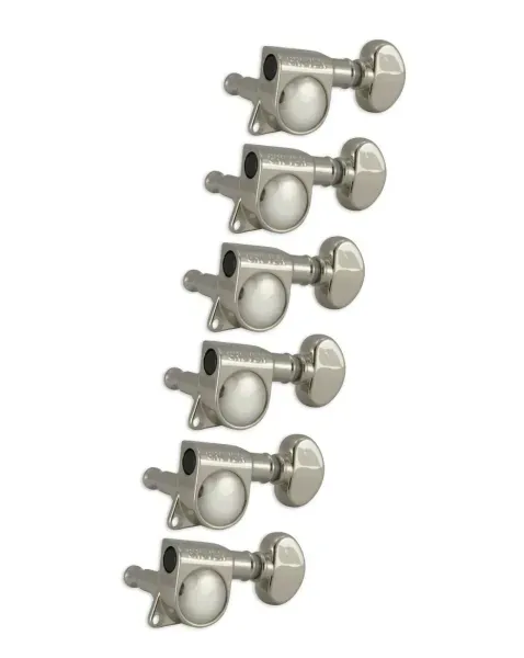 Колки гитарные Grover 305N6 Nickel (6 штук)