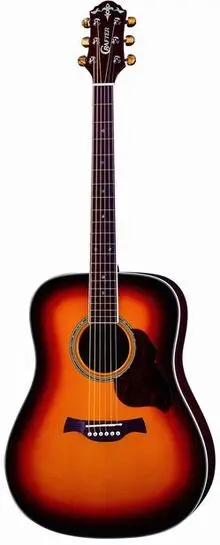 Акустическая гитара Crafter HD-250 Dreadnought Gloss Vintage Sunburst