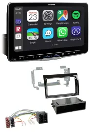 Alpine Bluetooth MP3 USB DAB Autoradio für Fiat Ducato Citroen Jumper 06-11 pian