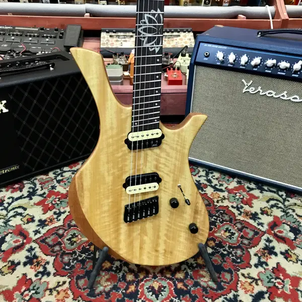 Электрогитара Ukolov Guitars Lotus MS-6 HH Natural Russia 2022