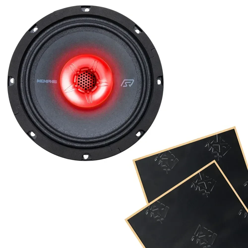 Динамики коаксиальные Memphis SRXP82WTv2 8" (набор) с демпфирующим материалом