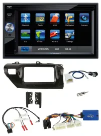 Blaupunkt SD USB TMC Bluetooth 2DIN Lenkrad Navigation für Toyota Hilux 2015-202