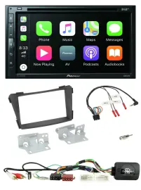 Pioneer DVD 2DIN Lenkrad DAB Bluetooth USB Autoradio für Hyundai i40 11-19 AUX U