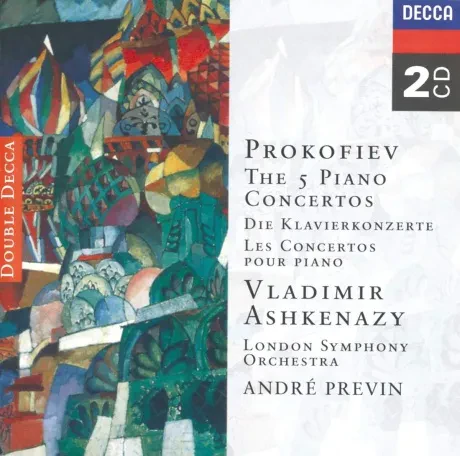 VLADIMIR ASHKENAZY / THE LONDON SYMPHONY ORCHESTRA / ANDRE PREVIN - PROKOFIEV: The 5 Piano Concertos (2CD)