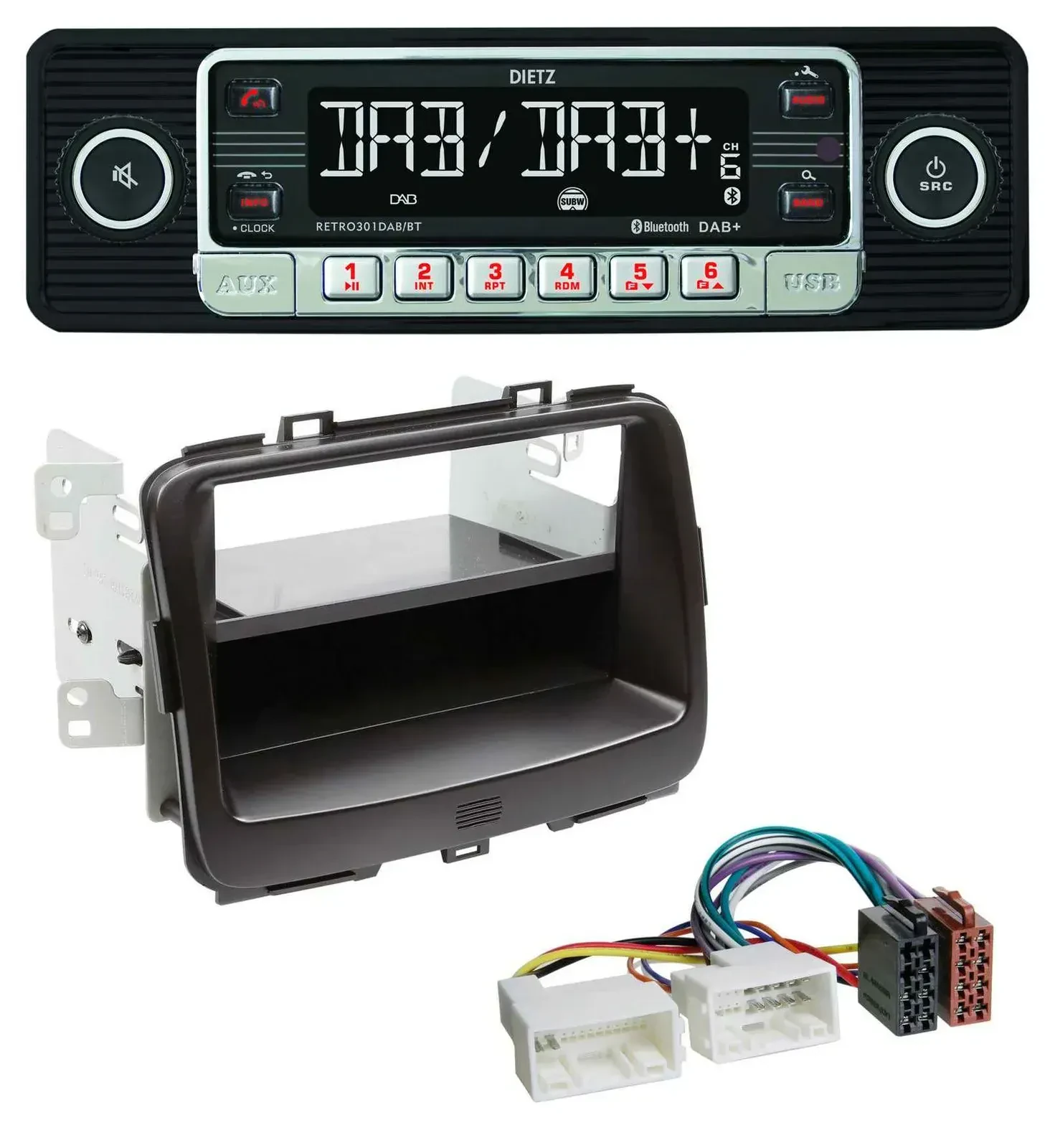 Автомагнитола для Kia Carens 4 (RP, с 2013) Dietz USB, DAB, MP3, Bluetooth