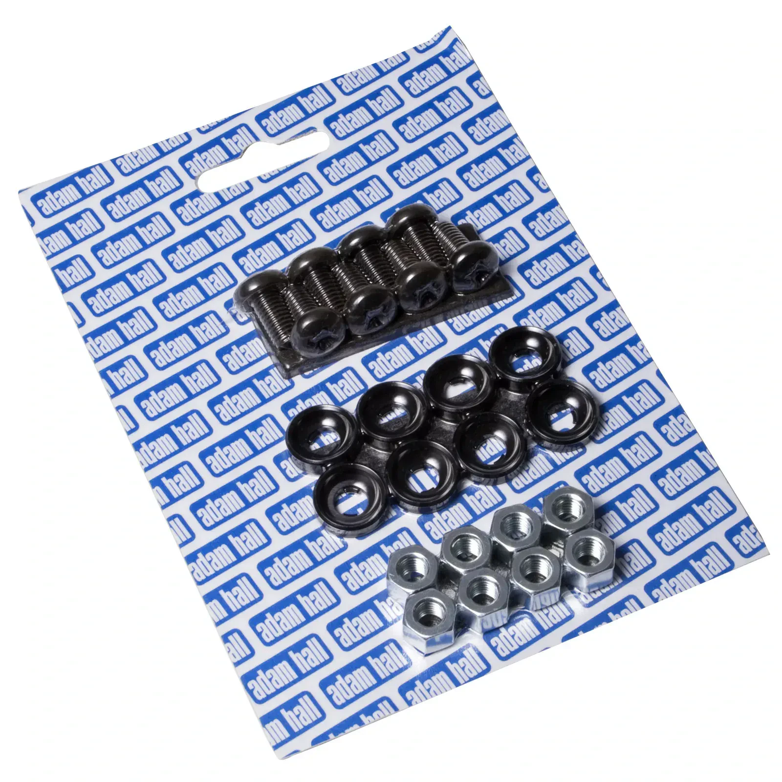Adam Hall 5924BLP Rackschraubensatz Blister,8 Stk.,Sechskantmutter - Rackzubehör