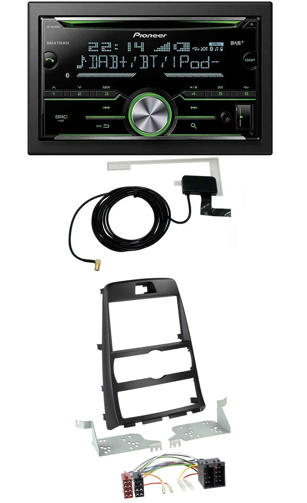 Pioneer CD USB MP3 Bluetooth 2DIN DAB Autoradio für Hyundai Genesis BK 10-12