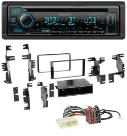 Автомагнитола Kenwood Bluetooth DAB CD MP3 USB для Nissan Quest/Rogue (с 2011)