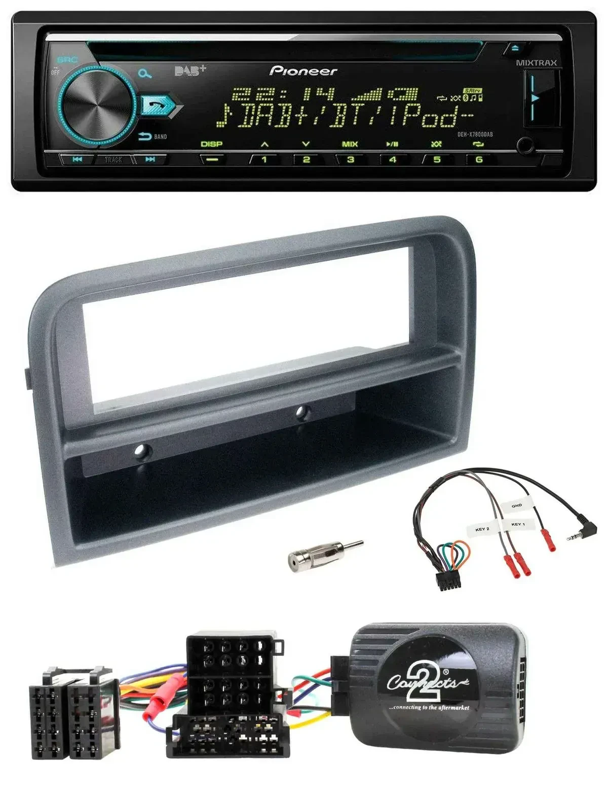 Автомагнитола для Fiat Croma 2005–2010 Pioneer DAB, CD, USB, Bluetooth