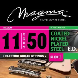Струны для электрогитары Magma Strings GE160ED Coated Nickel Plated Steel 11-50
