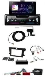 Автомагнитола Pioneer для Mazda CX-7 2008–2010, DAB, Bluetooth, USB, совместима с кнопками на руле