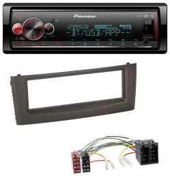 Pioneer Bluetooth USB MP3 DAB Autoradio für Fiat Grande Punto Punto ab 05 schwar