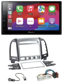 Pioneer DAB USB MP3 Bluetooth 2DIN Autoradio für Hyundai Santa Fe 4 Schalter ab