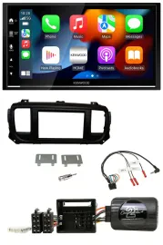 Kenwood DAB USB Bluetooth 2DIN Lenkrad Autoradio für Toyota Proace Citroen Jumpy
