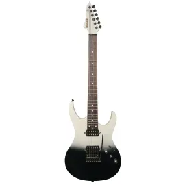 Mooer MMT50 White  электрогитара, цвет бело-черный градиент