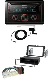 Pioneer 2DIN MP3 DAB USB CD Bluetooth Autoradio für Opel Vivaro (2011-2015)