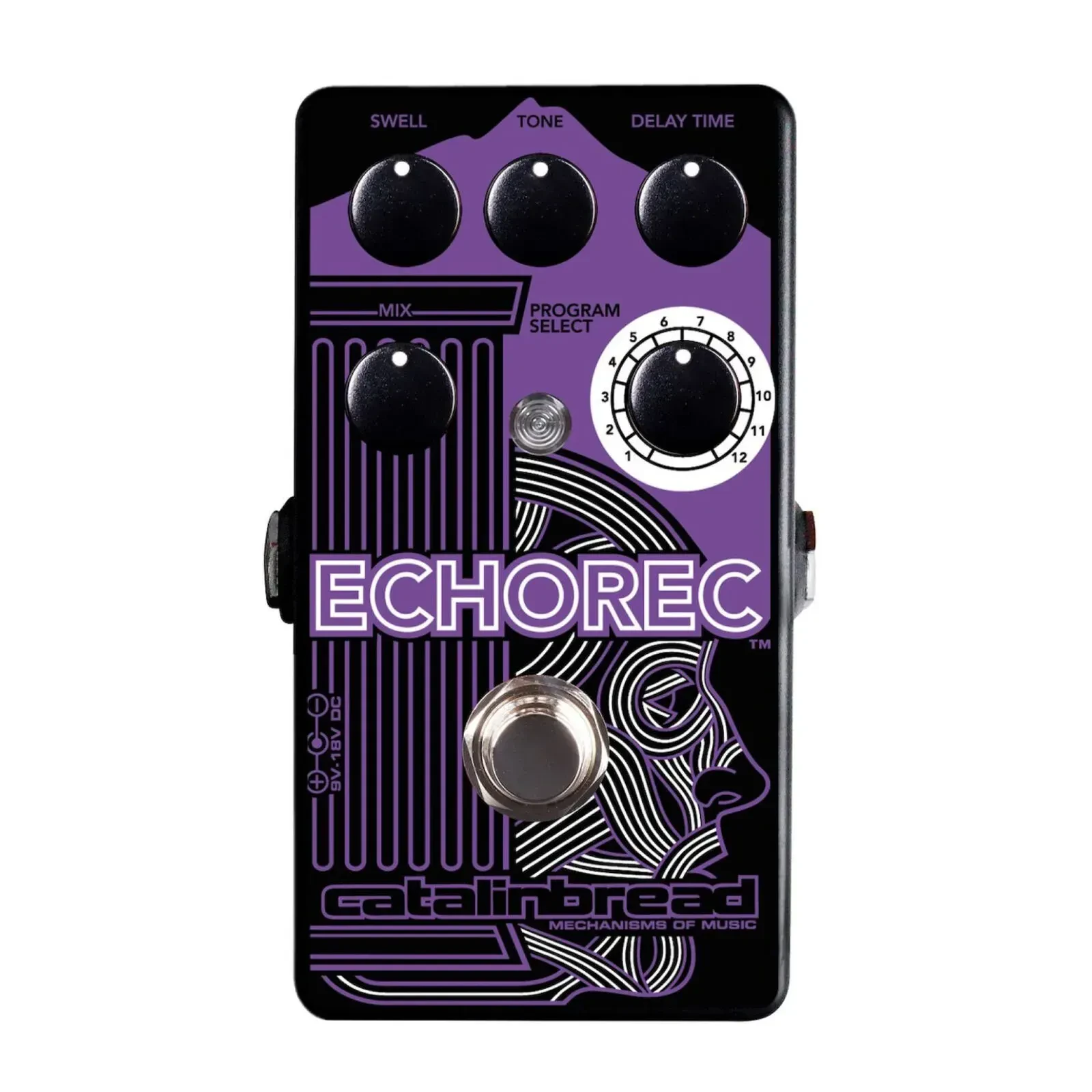 Педаль эффектов для электрогитары Catalinbread ECHOREC Multi Head Delay