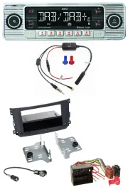 Dietz DAB USB MP3 Bluetooth Autoradio für Smart ForTwo (451, 2010-2015)