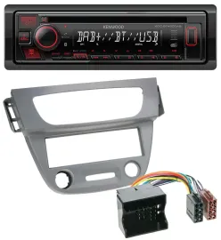 Kenwood MP3 CD USB Bluetooth DAB Autoradio für Renault Megane 3 Quadlock 09-14 g