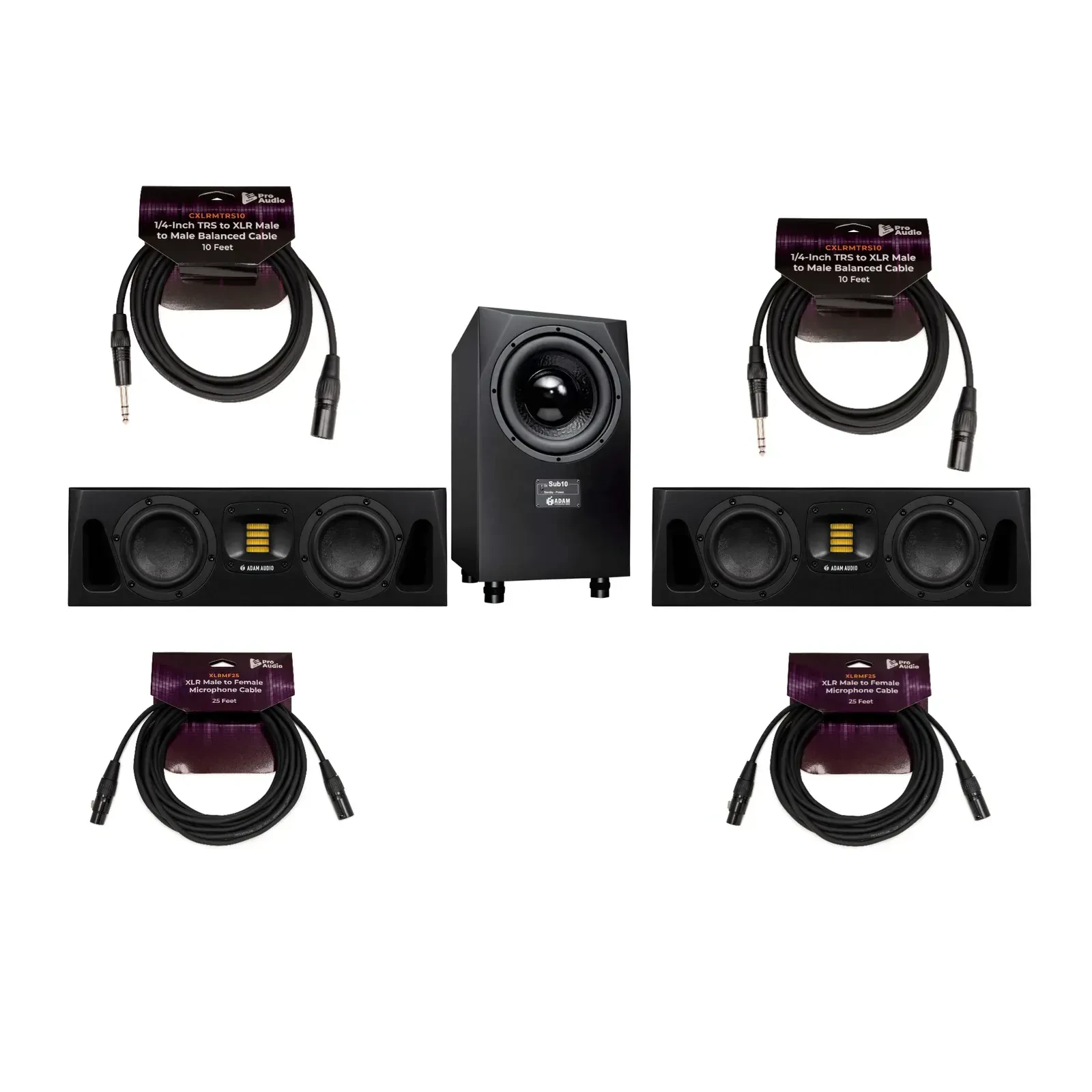 Сабвуфер активный для студии Adam Audio Sub10 Mk2 10" (набор)