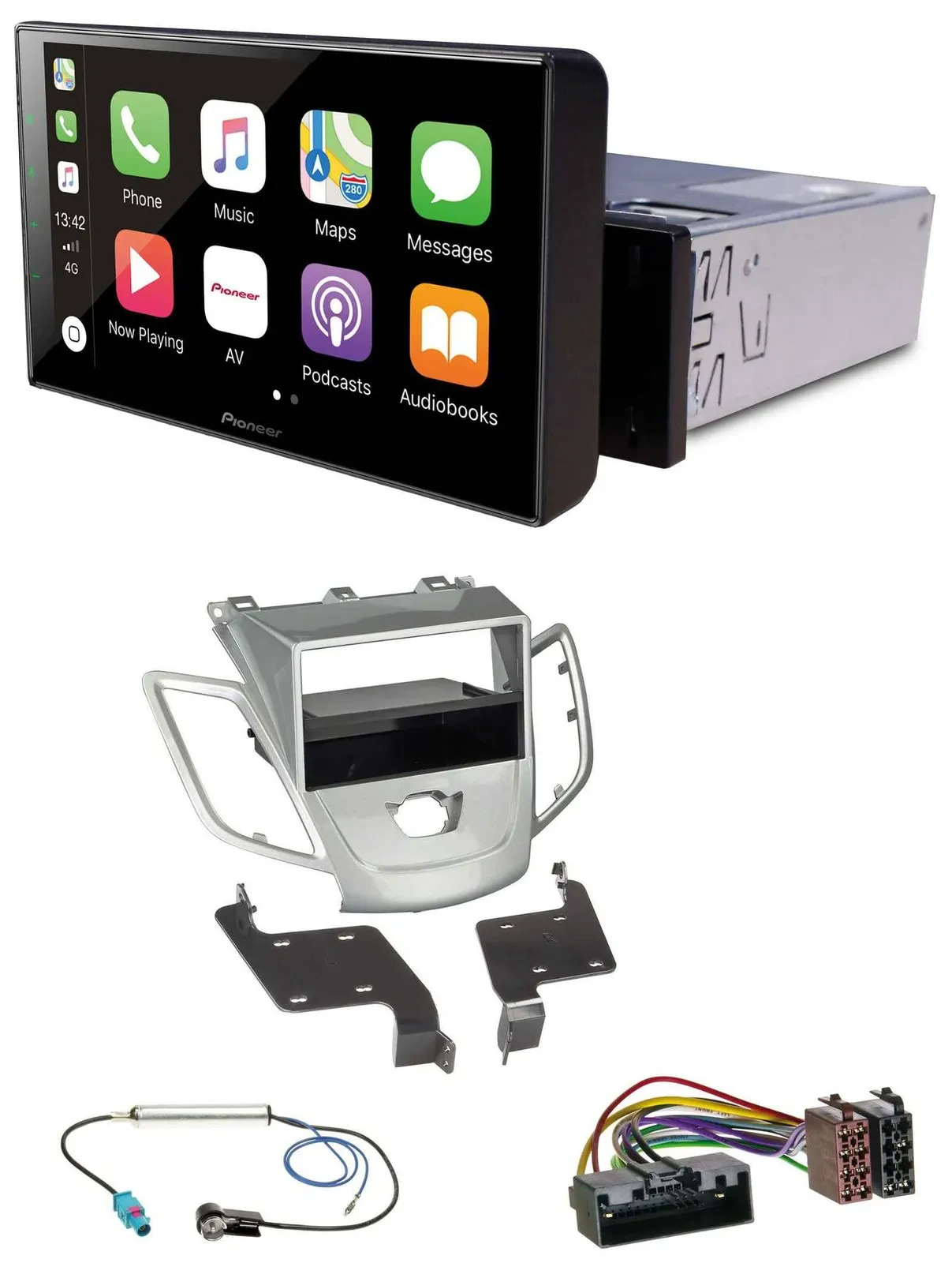 Pioneer Bluetooth MP3 DAB USB Autoradio für Ford Fiesta JA8 10-17 ohne Display s