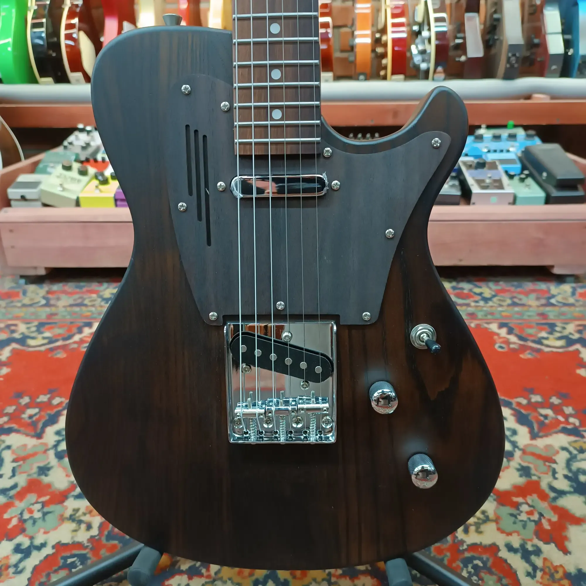 Электрогитара U-One by Magneto UT-10+ Telecaster SS Transparent Black Matte