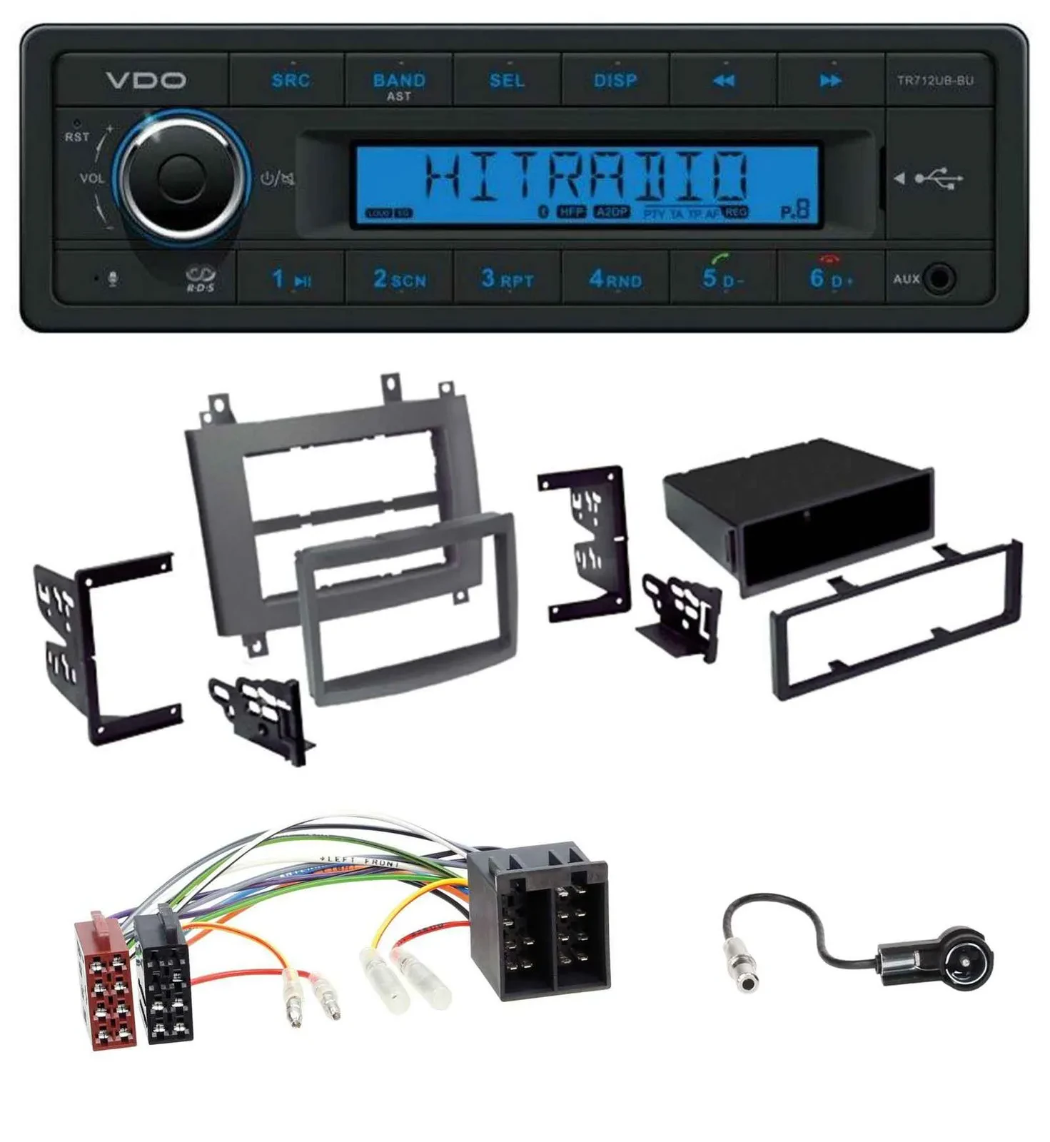 VDO Bluetooth AUX USB MP3 Autoradio für Cadillac CTS 2003-2006 SRX 2004-2005