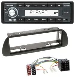 Continental MP3 AUX USB DAB 1DIN Autoradio für Mercedes Sprinter W314 ab 2001