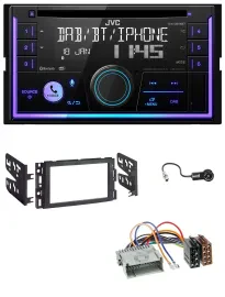 Автомагнитола для Buick Enclave 2008–2012, Lucerne JVC 2 DIN, CD, DAB, Bluetooth, USB
