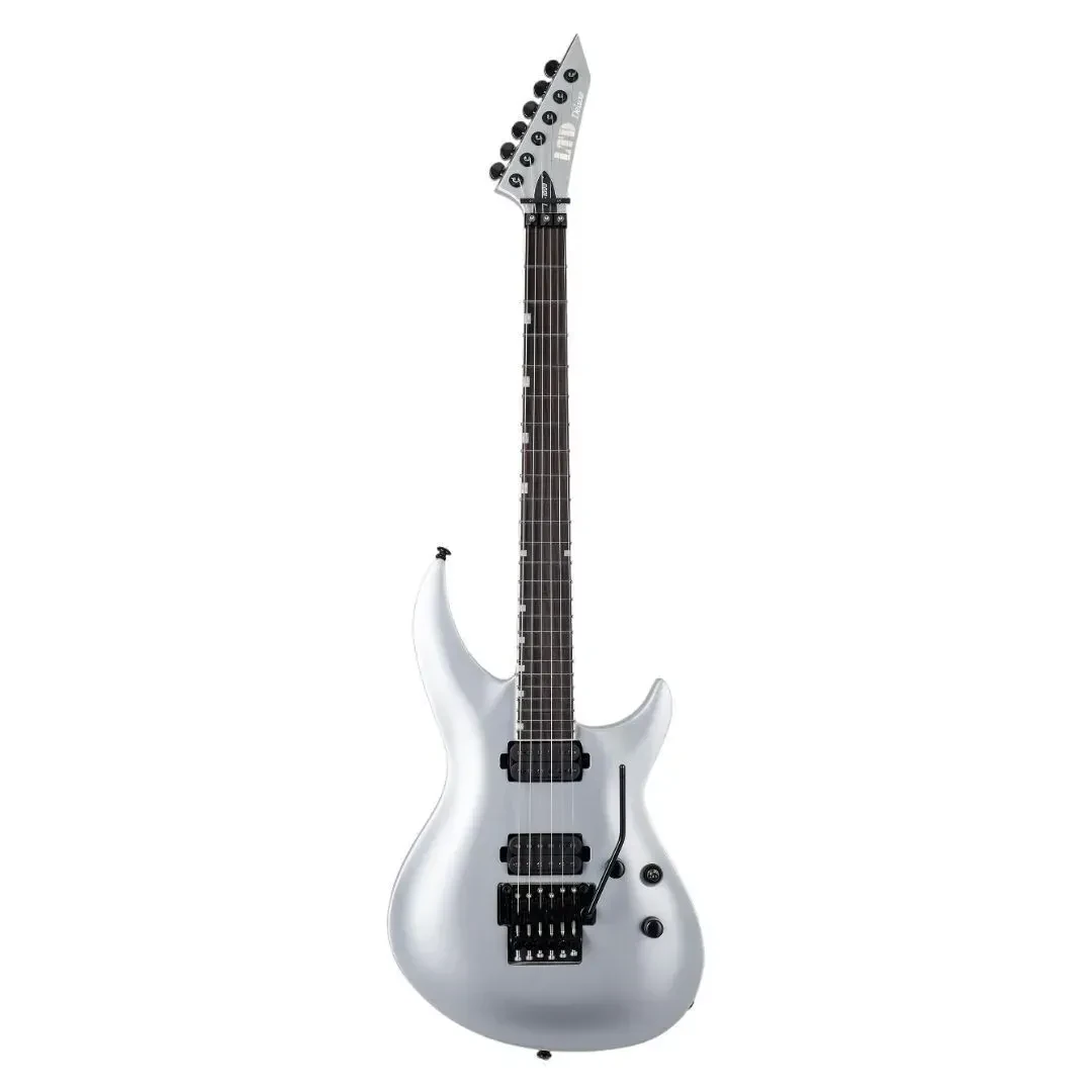 Б/У Электрогитара ESP Guitars and Basses LTD H3 1000FR 6-струнная, цвет: серебристый металлик, корпус: махагон