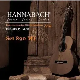 Струны для классической гитары Hannabach 890MT34 KINDER GUITAR SIZE 3/4