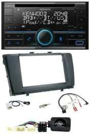 Kenwood CD 2DIN DAB USB Lenkrad Bluetooth Autoradio für Toyota Avensis 2009-2011