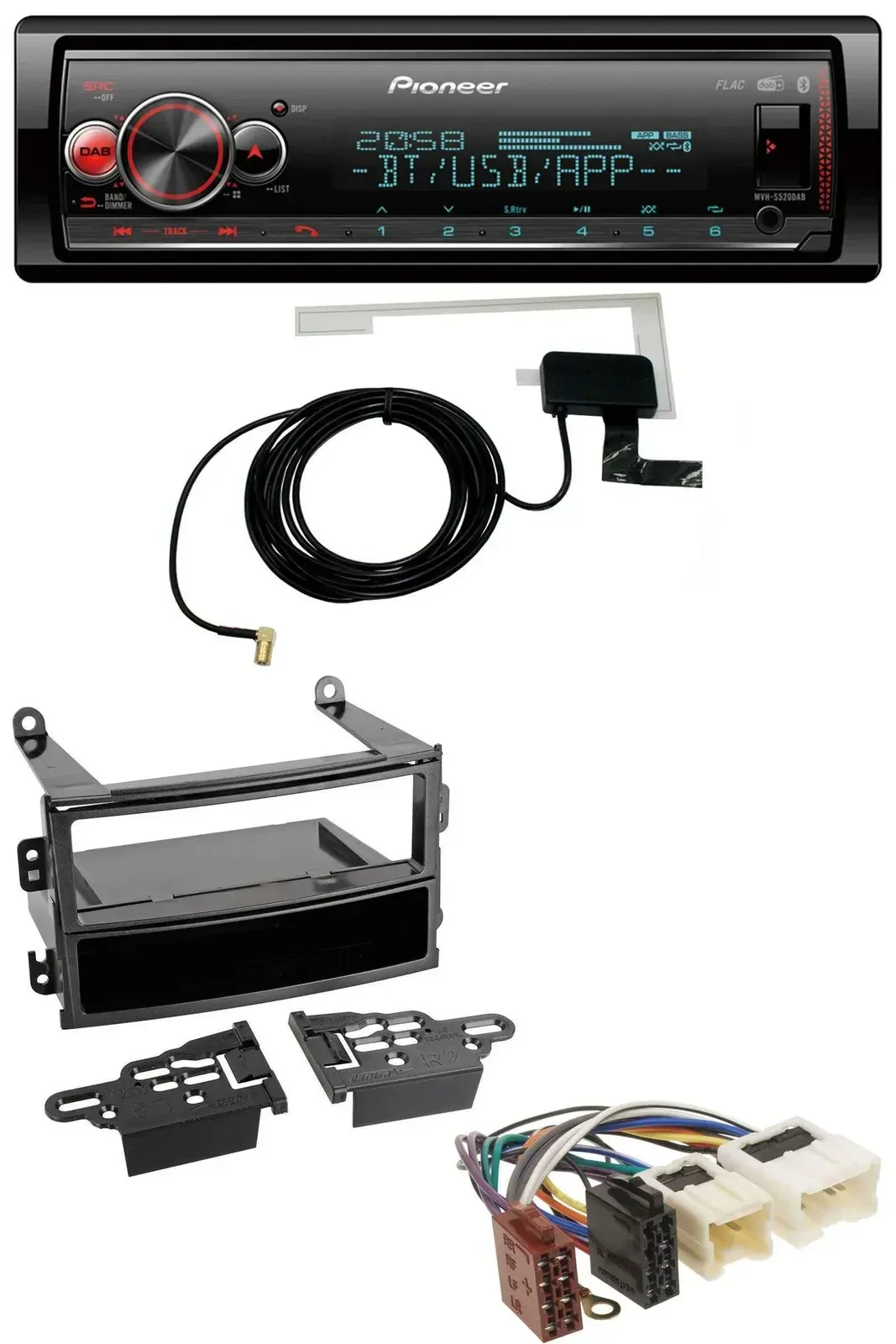 Автомагнитола для Nissan 350Z Roadster 2003–2005 Pioneer Bluetooth DAB USB MP3